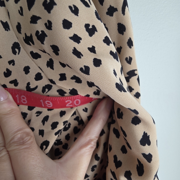 Leopard Print Long Sleeve Dress - Picture 7 of 9